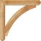 Ekena Millwork Thorton Craftsman Rough Sawn Bracket w/ Offset Brace, Western Red Cedar, 6"W x 34"D x 34"H BKT0604X34X34THR04RWR - alternate 4